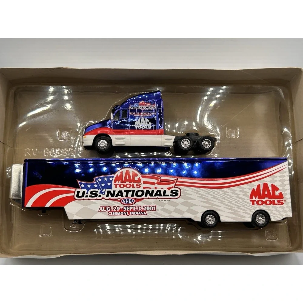 2001 MAC Tools NHRA US Nationals 1:64 Hauler Truck Limited Edition